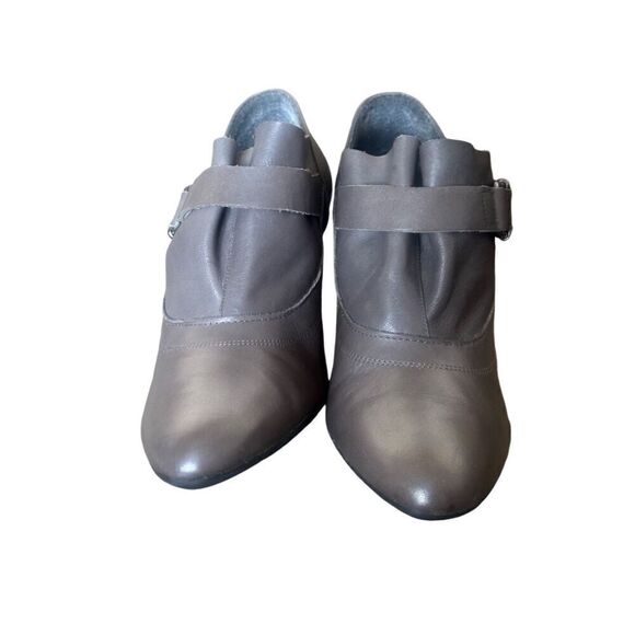 The Flexx Gray Leather Ankle Shoes Size 9 - Picture 2 of 9
